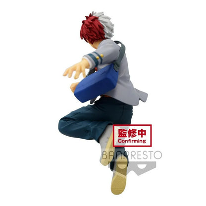 🎒❄️🔥 Figurine Shoto Todoroki – Bravegraph Vol.2 – My Hero Academia – 14 cm 🔥❄️🎒