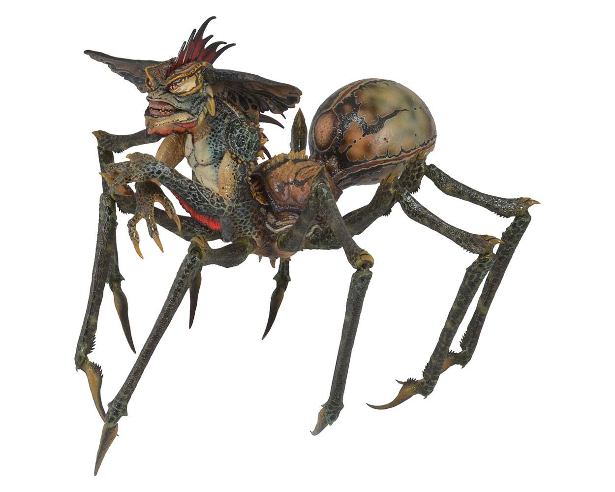 Figurine Gremlins 2 – Spider Gremlin – Deluxe Figure – 30 cm – NECA. Le Gremlin Araignée issu de la mutation de Mohawk déploie ses immenses pattes articulées dans une posture terrifiante fidèle au film culte Gremlins 2. Une figurine détaillée parfaite pour les fans de cinéma fantastique et d’horreur.