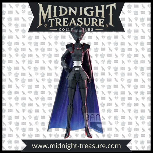 Figurine PVC Am – Star Wars Visions (The Twins) (18 cm) de Banpresto. Armure noire Sith avec casque et cape imposante. Produit officiel inspiré du célèbre animé Star Wars Visions.