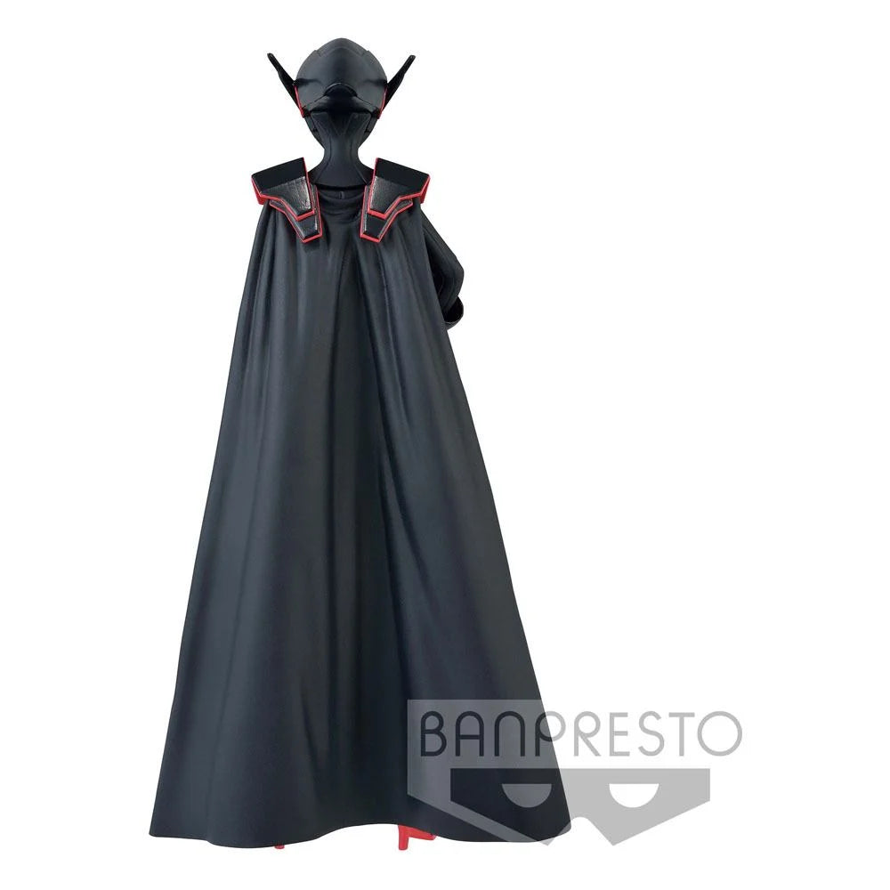 Figurine PVC Am – Star Wars Visions (The Twins) (18 cm) de Banpresto. Armure noire Sith avec casque et cape imposante. Produit officiel inspiré du célèbre animé Star Wars Visions.