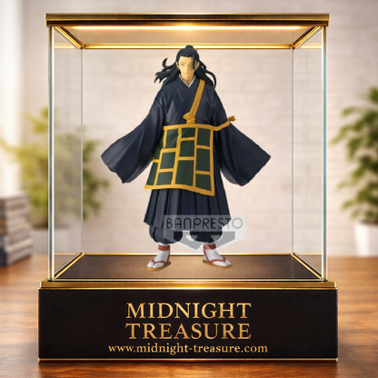 Figurine Jujutsu Kaisen 0 – Suguru Geto – Jukon No Kata – 17 cm – Banpresto. Suguru Geto apparaît dans sa tenue traditionnelle noire avec sa longue chevelure flottante et son expression caractéristique du film Jujutsu Kaisen 0. Une figurine détaillée parfaite pour les fans de Jujutsu Kaisen.