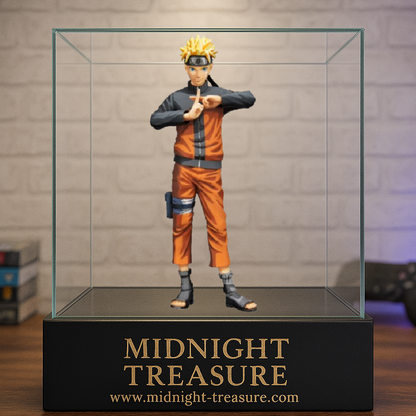 Figurine Naruto Shippuden – Uzumaki Naruto – Grandista Nero – 27 cm – Banpresto. Naruto en posture de jutsu, dans sa tenue orange emblématique. Une figurine imposante pour les fans de la saga Naruto.