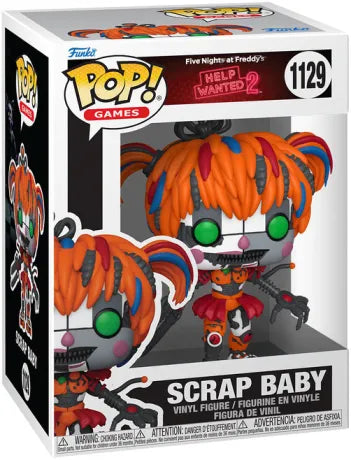 🤖🧡 Funko Pop! Games N°1129 – Scrap Baby – Five Nights at Freddy’s: Help Wanted 2 🧡🤖