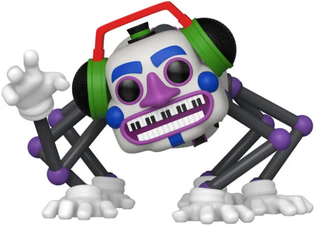 Funko Pop! Five Nights at Freddy’s Help Wanted 2 – DJ Music Man (N°1131). Figurine représentant DJ Music Man dans sa forme arachnéenne mécanique, fidèle au jeu FNAF.