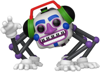 Funko Pop! Five Nights at Freddy’s Help Wanted 2 – DJ Music Man (N°1131). Figurine représentant DJ Music Man dans sa forme arachnéenne mécanique, fidèle au jeu FNAF.