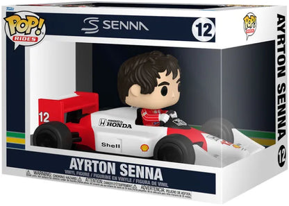 🏎️🇧🇷 Funko Pop! Rides N°12 – Ayrton Senna – McLaren MP4/4 – Formule 1 🇧🇷🏎️