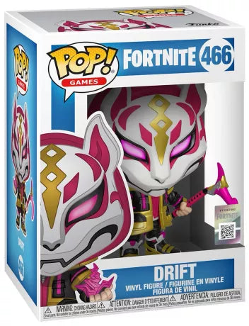 🦊⚡ Funko Pop! N°466 – Drift – Fortnite ⚡🦊