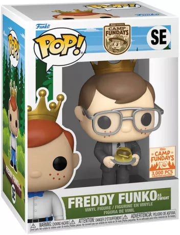 👑📎 Funko Pop! SE – Freddy Funko as Dwight – The Office – Camp Fundays 2023 – Limited Edition 3000 PCS 📎👑