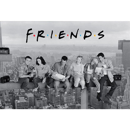 ☕🏙️ Friends – New York – Rachel, Monica, Phoebe, Joey, Chandler & Ross – Poster 91,5 x 61 cm 🏙️☕
