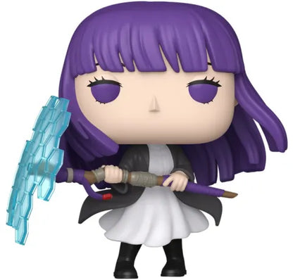 Funko Pop! Frieren: Beyond Journey’s End – Fern (N°1987). Figurine de la jeune mage tenant son bâton et son bouclier magique, fidèle à l’anime.