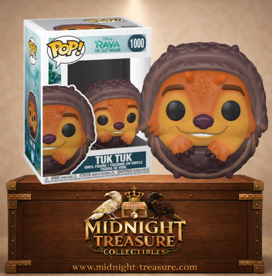 Funko Pop! Disney N°1000 – Tuk Tuk inspiré du film Raya et le Dernier Dragon avec sa carapace emblématique.