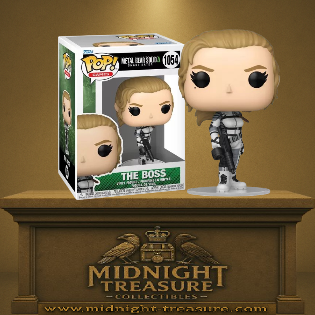 Funko Pop! Metal Gear Solid – The Boss (N°1054). Soldate légendaire en tenue tactique armée, mentor de Big Boss dans Metal Gear Solid 3: Snake Eater.