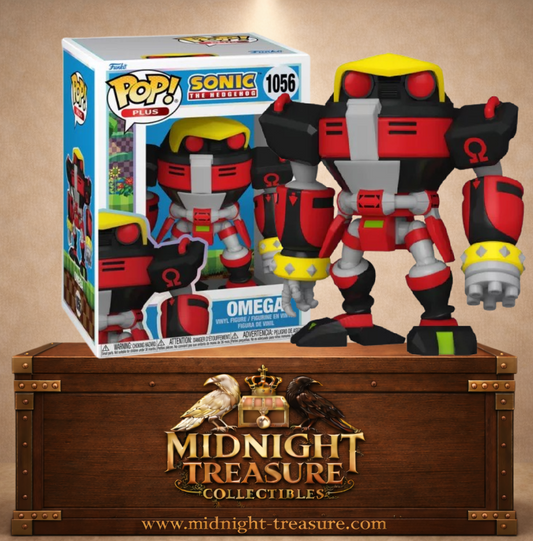 Funko Pop! Games N°1056 – Omega Sonic robot E-123 canon armure rouge noire.