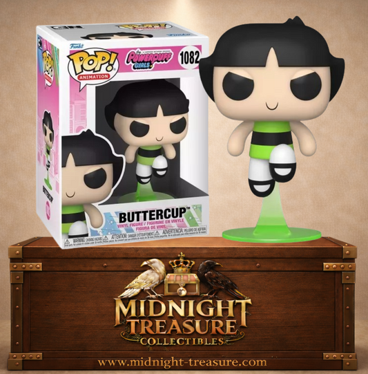 Funko Pop! Animation N°1082 – Buttercup (Rebelle), inspirée de Les Super Nanas (The Powerpuff Girls).
