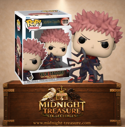 Funko Pop! Animation N°1111 – Yuji Itadori Black Flash Impact Noir Jujutsu Kaisen.