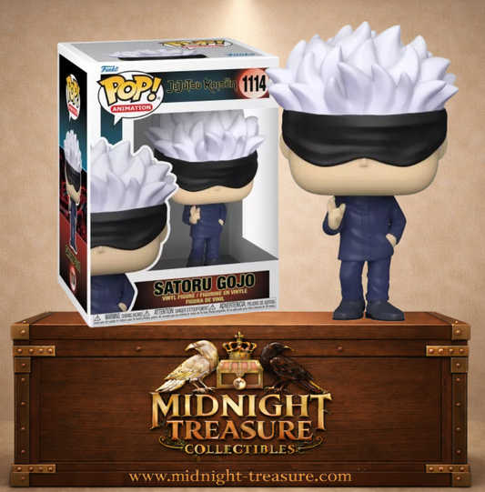 ⚡👁️ Funko Pop! Animation N°1114 – Satoru Gojo – Jujutsu Kaisen 👁️⚡