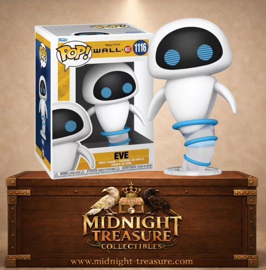 Funko Pop! Disney N°1116 – EVE WALL·E robot blanc flottant yeux bleus.