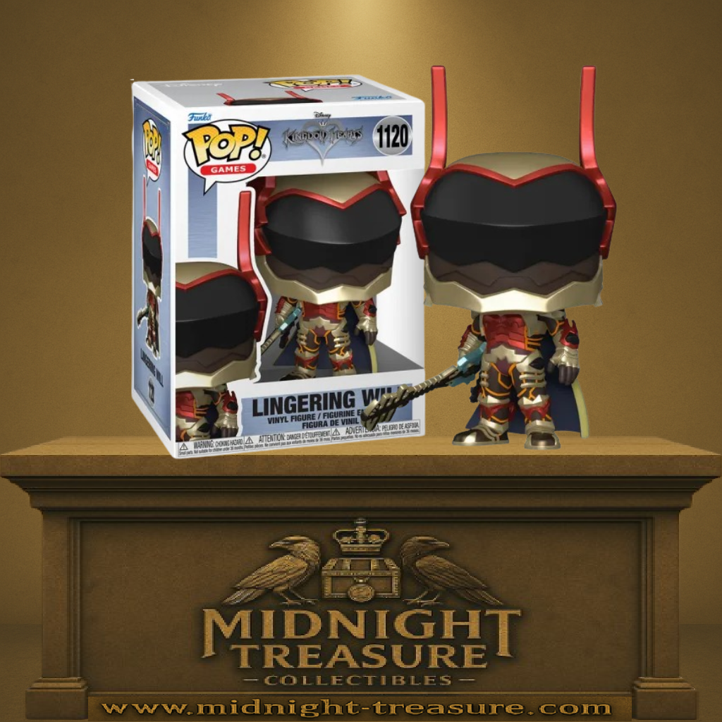 Funko Pop! Kingdom Hearts – Lingering Will (Volonté Persistante) (N°1120). Armure complète de Terra avec Keyblade, personnage légendaire et boss emblématique de la saga.