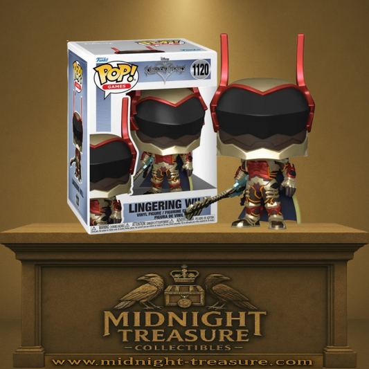 Funko Pop! Kingdom Hearts – Lingering Will (Volonté Persistante) (N°1120). Armure complète de Terra avec Keyblade, personnage légendaire et boss emblématique de la saga.