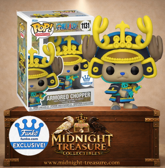 Funko Pop! One Piece N°1131 – Chopper en armure de samouraï inspirée de l’arc du Pays des Wa.