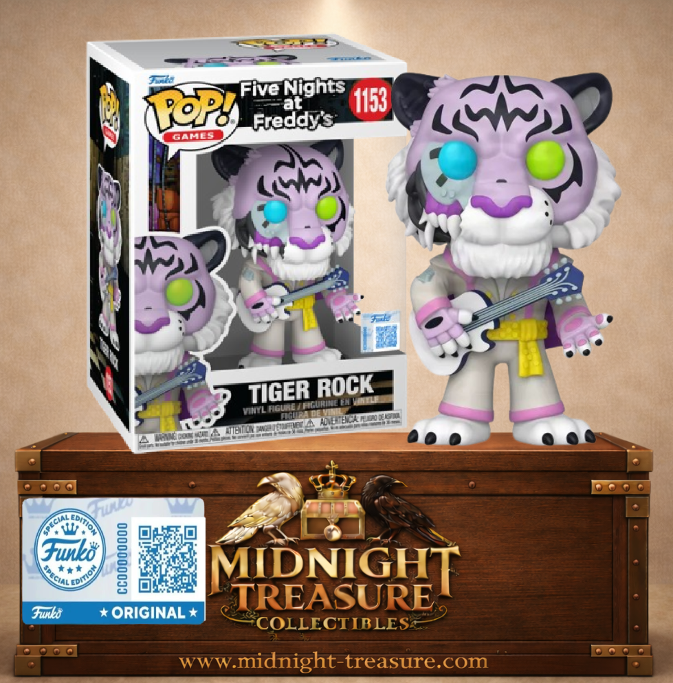 🐯🎸 Funko Pop! Games N°1153 – Tiger Rock – Exclusive – Five Nights at Freddy’s 🎸🐯