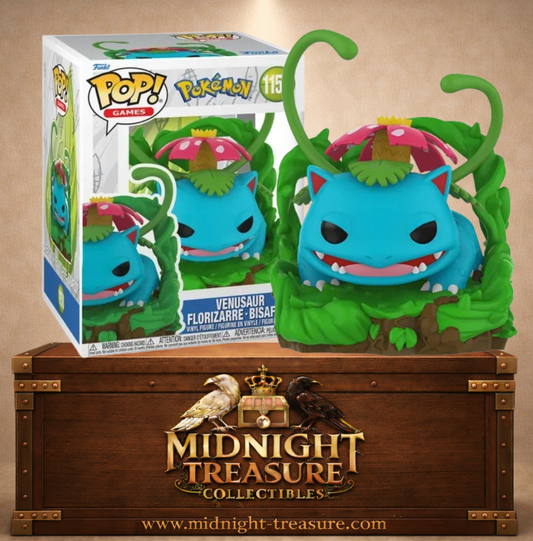 Funko Pop! N°1158 – Venusaur (Florizarre / Bisaflor), inspirée de Pokémon.