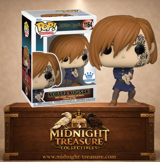 Funko Pop! Animation N°1164 – Nobara Kugisaki Jujutsu Kaisen marques visage technique resonance.