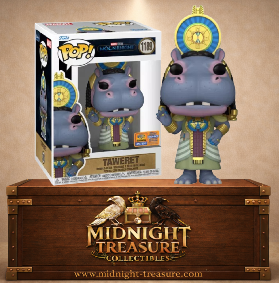 Funko Pop! Marvel N°1189 Taweret Taouret avec tenue et coiffe égyptiennes, édition Wondrous Convention 2023 Moon Knight.