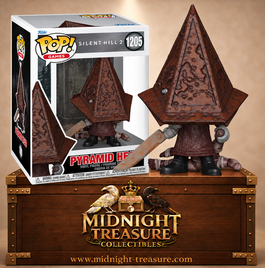 Funko Pop! Games N°1205 Pyramid Head avec Great Knife et victime au sol – Silent Hill 2