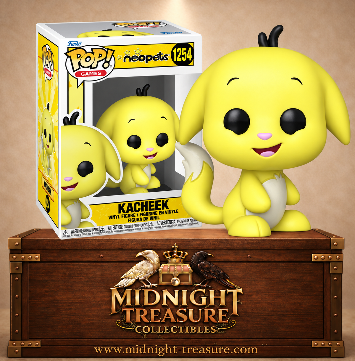 💛🐾 Funko Pop! Games N°1254 – Kacheek – Neopets 🐾💛