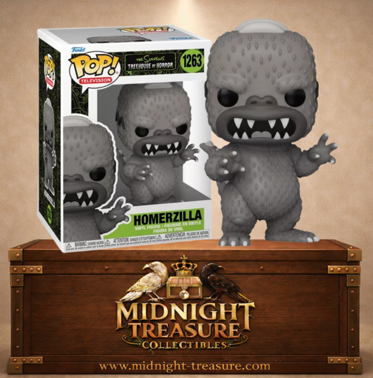 Funko Pop! The Simpsons N°1263 – Homerzilla version kaiju géante inspirée de Godzilla dans Treehouse of Horror XXVI.