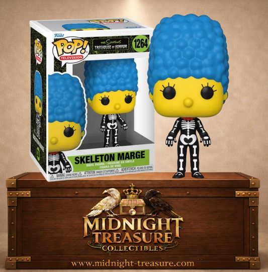 Funko Pop! The Simpsons N°1264 – Marge Simpson transformée en squelette dans l’épisode Treehouse of Horror XVI.