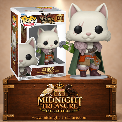 🐱⚔️ Funko Pop! Games N°1308 – Athos – Monster Hunter Wilds ⚔️🐱