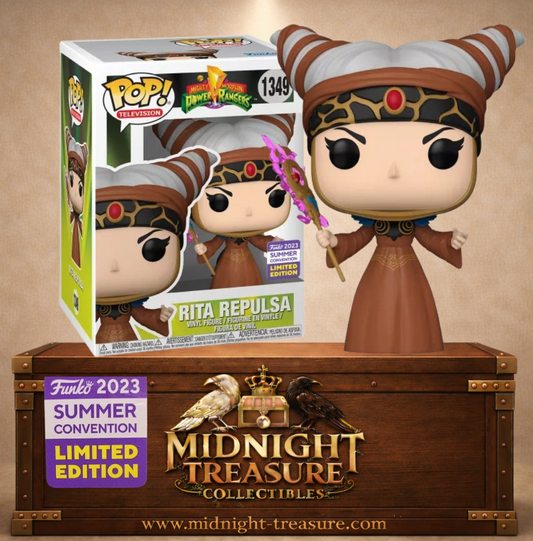 Funko Pop! Television N°1349 – Rita Repulsa Summer Convention 2023 Limited Edition inspirée de Mighty Morphin Power Rangers.