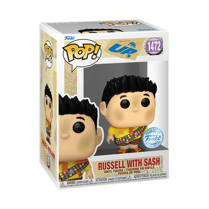 🏕️🎈 Funko Pop! Disney Pixar N°1472 – Russell with Sash (Russell avec Écharpe de Mérites) – Up (Là-Haut) 🎈🏕️