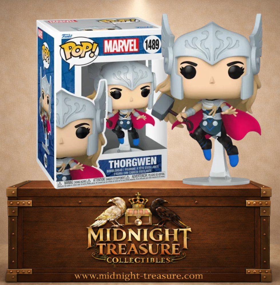 Funko Pop! Marvel N°1489 – Thorgwen Gwen Stacy Thor Mjolnir multiverse.