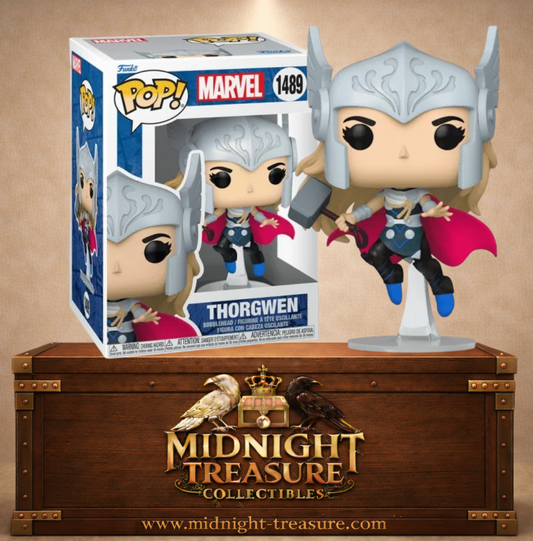 Funko Pop! Marvel N°1489 – Thorgwen Gwen Stacy Thor Mjolnir multiverse.