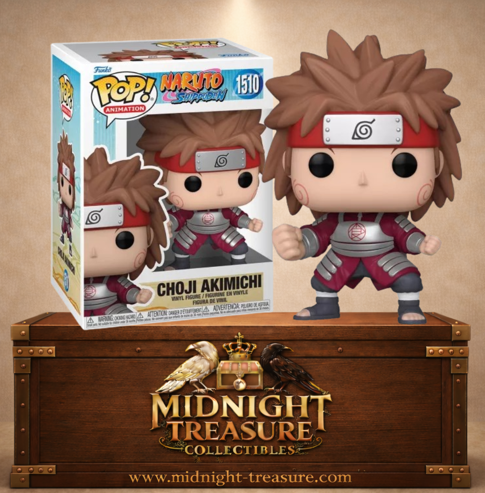 Funko Pop! Naruto Shippuden N°1510 – Chôji Akimichi utilisant le Baika no Jutsu avec énorme poing agrandi.