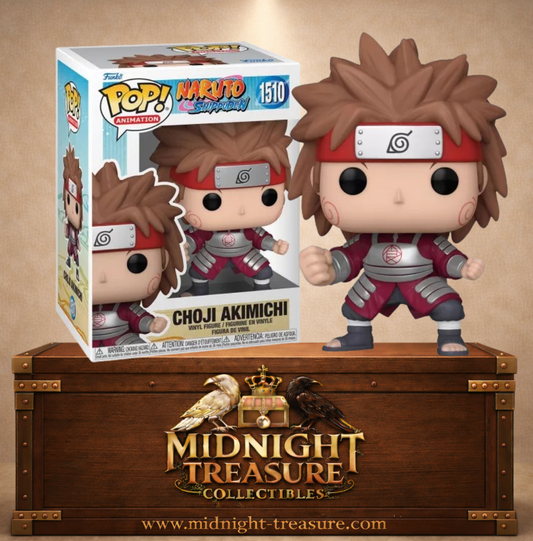 Funko Pop! Naruto Shippuden N°1510 – Chôji Akimichi utilisant le Baika no Jutsu avec énorme poing agrandi.