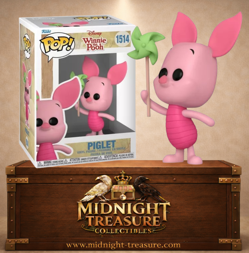 Funko Pop! Disney N°1514 – Piglet (Porcinet), inspirée de Winnie the Pooh (Winnie l'Ourson).