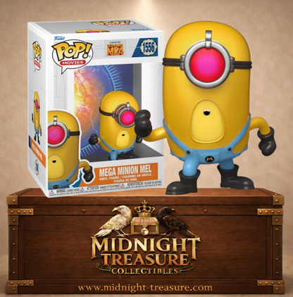 Funko Pop! Movies N°1556 – Mega Minion Mel avec son œil laser rouge, inspiré de Moi, moche et méchant 4.