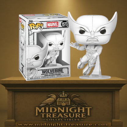 Funko Pop! Marvel – Wolverine – Sketched (Esquissé) (N°1573). Wolverine en version artistique noir et blanc avec effet esquisse, figurine Funko Pop Marvel.