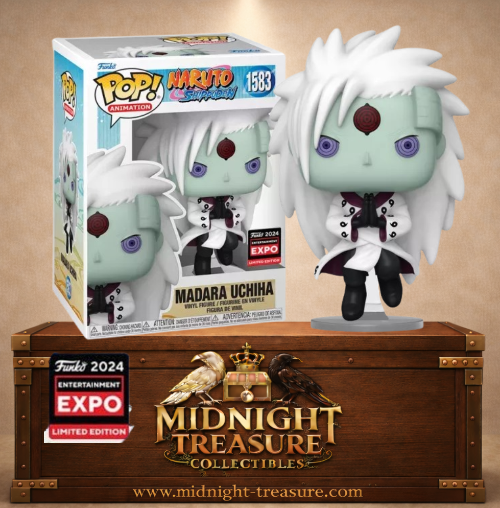 Funko Pop! Animation N°1583 – Madara Uchiha – Naruto Shippuden. Version Jinchuriki avec sticker 2024 Entertainment Expo Limited Edition.