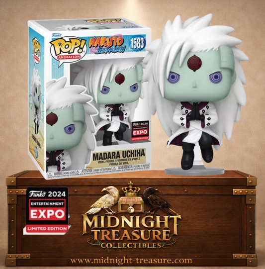 Funko Pop! Animation N°1583 – Madara Uchiha – Naruto Shippuden. Version Jinchuriki avec sticker 2024 Entertainment Expo Limited Edition.