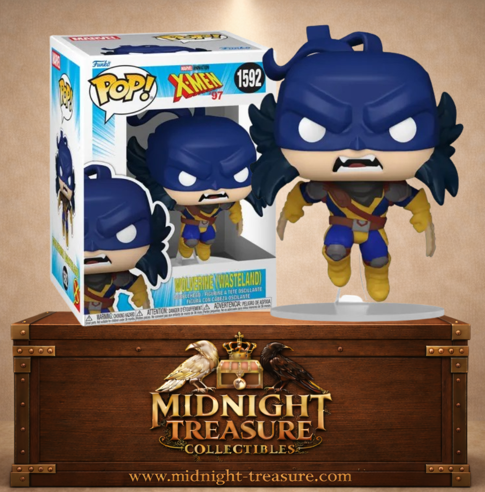 Funko Pop! Marvel N°1592 – Wolverine Wasteland avec tenue de survivant post-apocalyptique et griffes rudimentaires inspiré de X-Men '97.