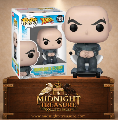 Funko Pop! Marvel N°1593 – Professor X (X-Corp) assis dans son fauteuil futuriste inspiré de X-Men '97.