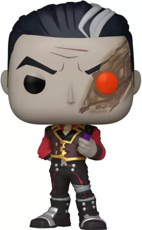 Funko Pop! Arcane – Silco (N°1604). Figurine représentant Silco avec cicatrice faciale, œil corrompu par le Shimmer et tenue emblématique de la série Arcane.