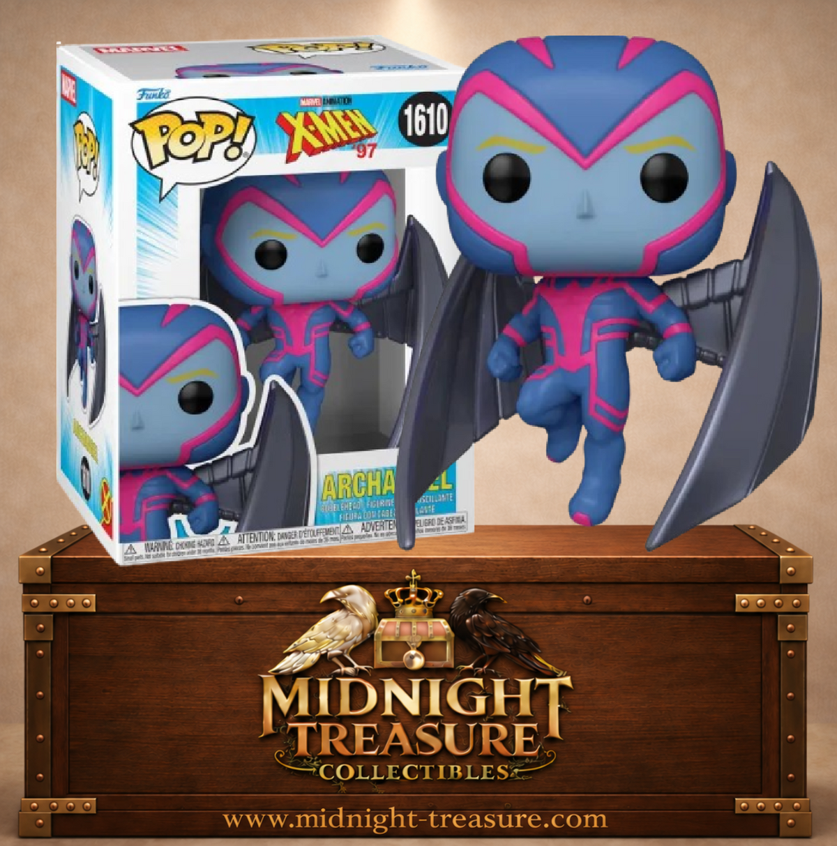 🪽⚔️ Funko Pop! N°1610 – Archangel – X-Men ’97 – Marvel Animation ⚔️🪽