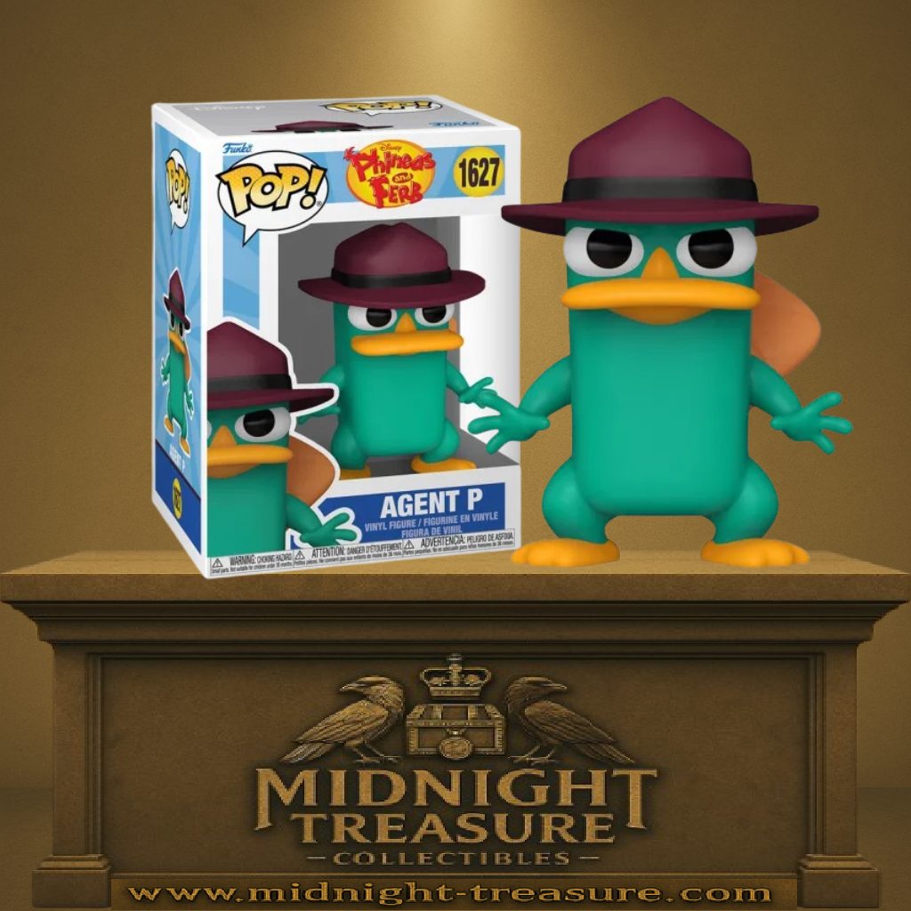 Funko Pop! Phineas et Ferb – Agent P (Agent Perry) (N°1627). Perry l’ornithorynque avec fedora, figurine Disney agent secret.