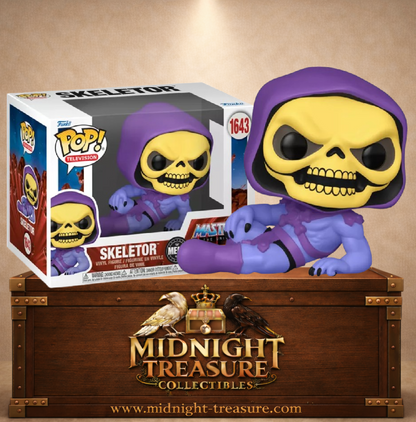 Funko Pop! Television N°1643 – Skeletor Meme Masters of the Universe allongé.